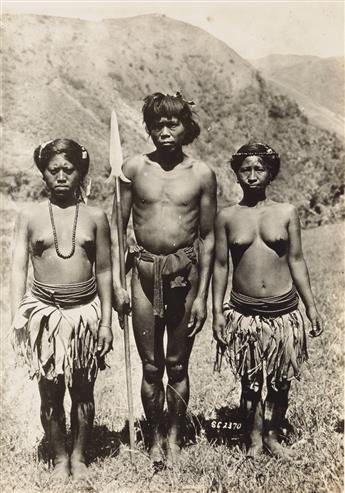 (PHILIPPINES) A large collection of approximately 160 photographs documenting indigenous people and the colonization of the Philippine